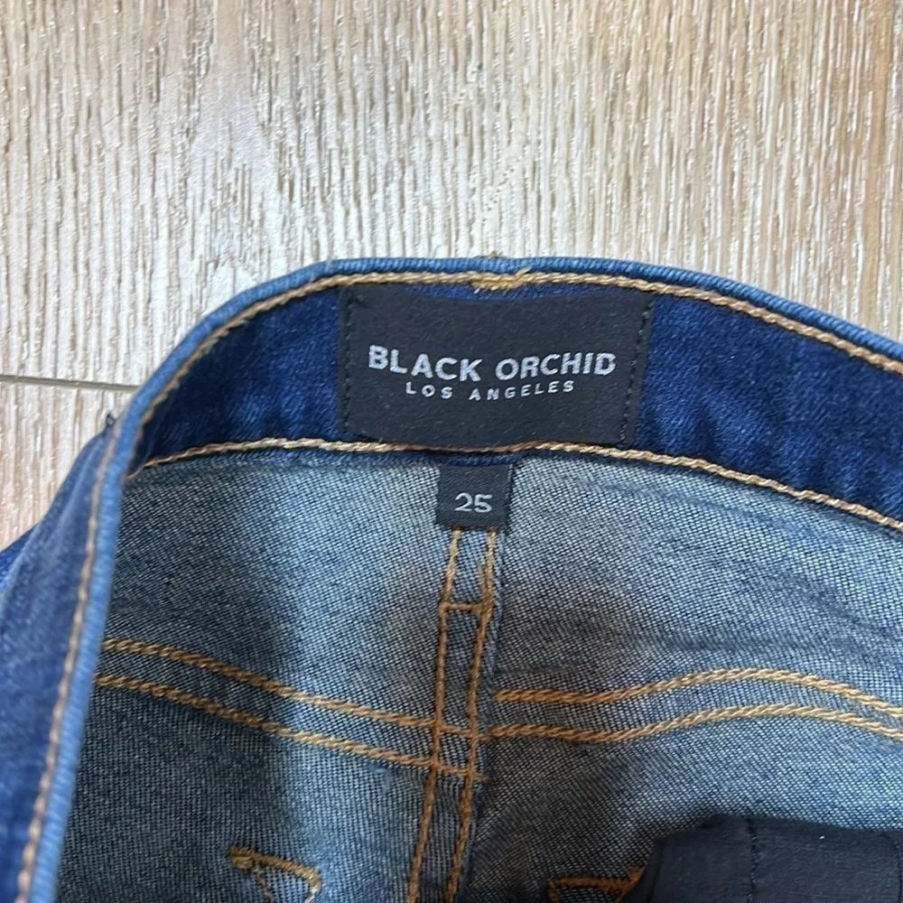 Black Orchid Kate Super High Rise Skinny Jeans Size 25